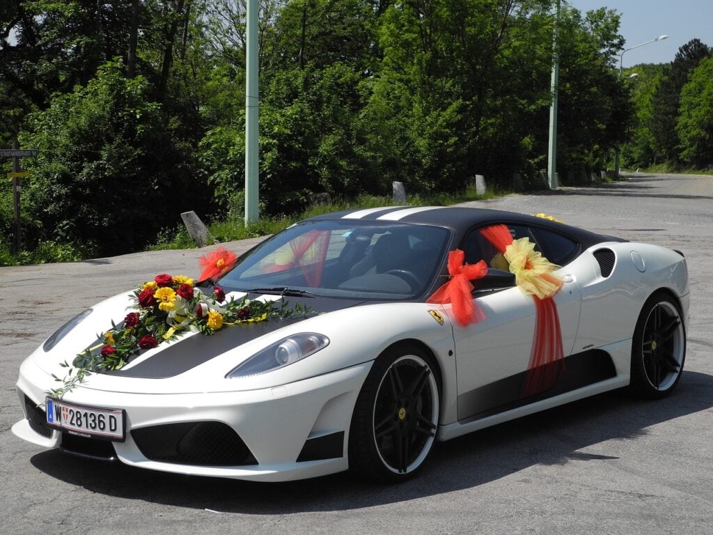 wedding sport car